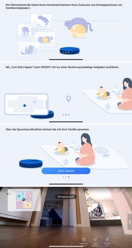 ecovacs deebot t9 aivi videomanager 427x800 - Ecovacs DEEBOT T9 AIVI - Video-Manager und Livestream